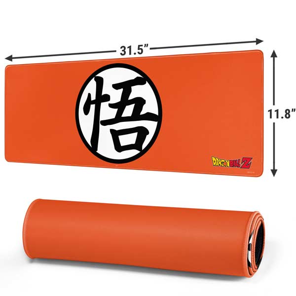 Dragon Ball Z Goku Iconic Kanji Symbol Gaming Mouse Pad Moonbestprint
