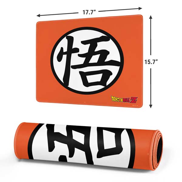 Dragon Ball Z Goku Iconic Kanji Symbol Gaming Mouse Pad Moonbestprint