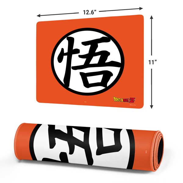 Dragon Ball Z Goku Iconic Kanji Symbol Gaming Mouse Pad Moonbestprint