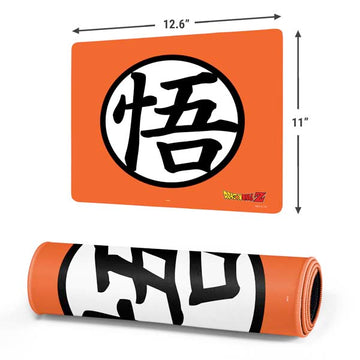 Dragon Ball Z Goku Iconic Kanji Symbol Gaming Mouse Pad Moonbestprint