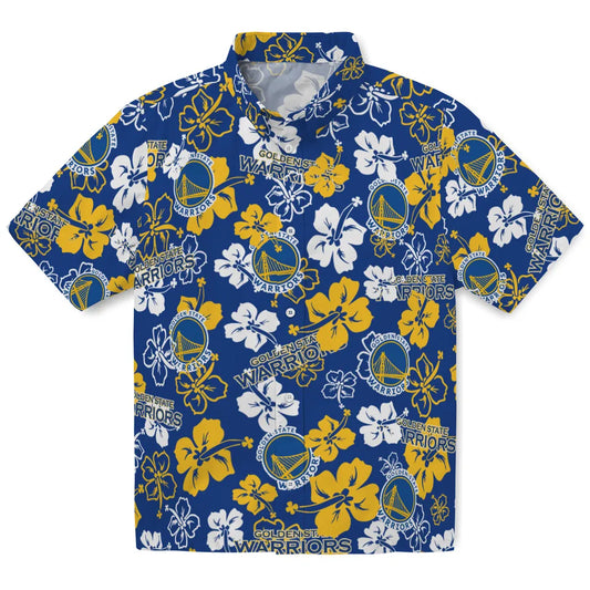 Golden State Warriors Hibiscus Bloom Hawaiian Shirt – Moonbestprint