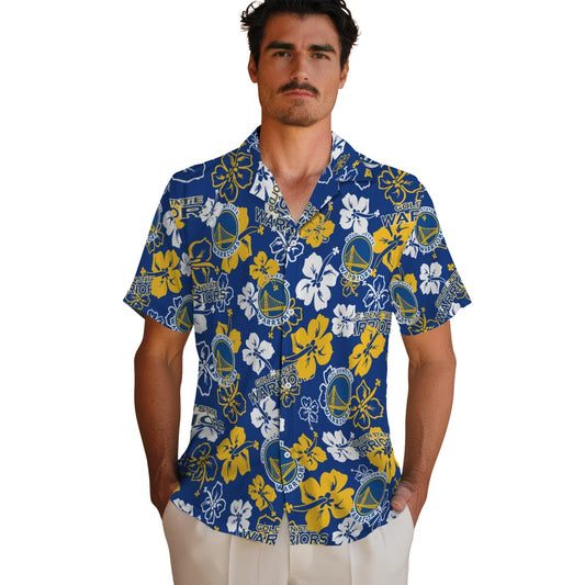 Golden State Warriors Hibiscus Bloom Hawaiian Shirt – Moonbestprint