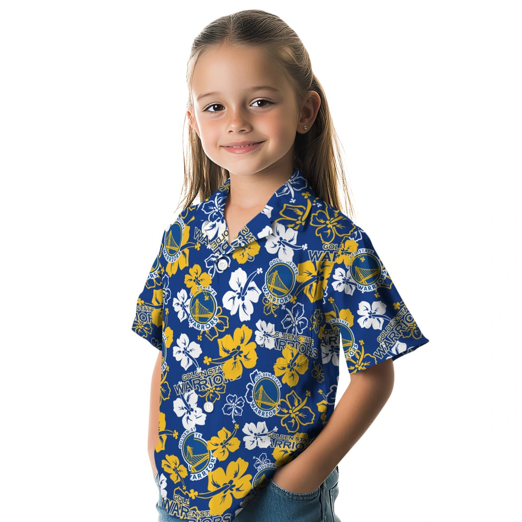 Golden State Warriors Hibiscus Bloom Hawaiian Shirt – Moonbestprint