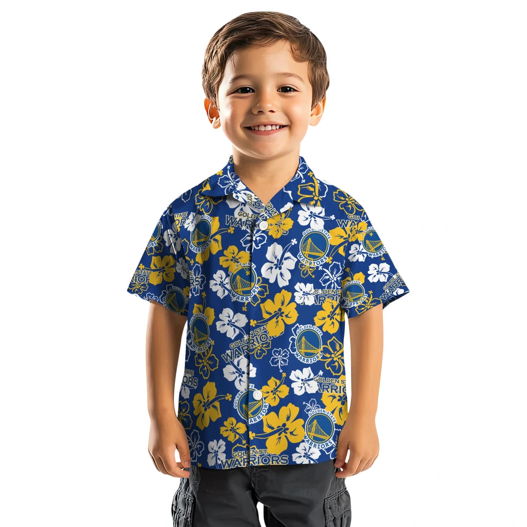 Golden State Warriors Hibiscus Bloom Hawaiian Shirt – Moonbestprint