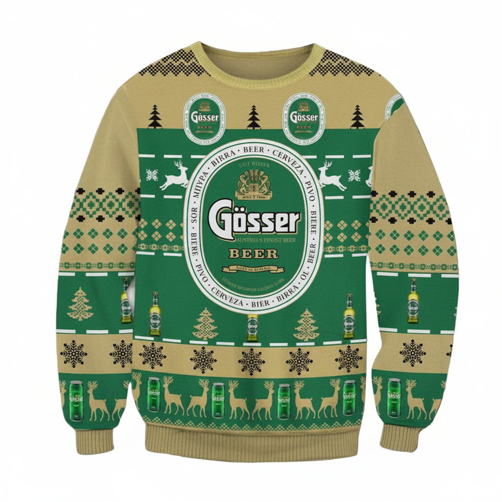 Gosser Beer Ugly Christmas Sweater 2022 ? Usalast