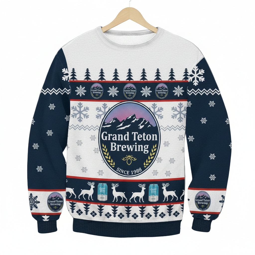 Gran Teton Brewing Ugly Christmas Sweater 2022 ? Usalast