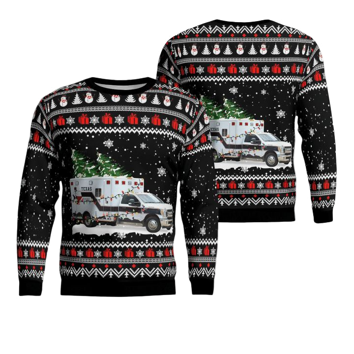 Granbury Texas Texas EMS Hawaiian Shirt Christmas Sweater 3D ? EL81 ? Usalast