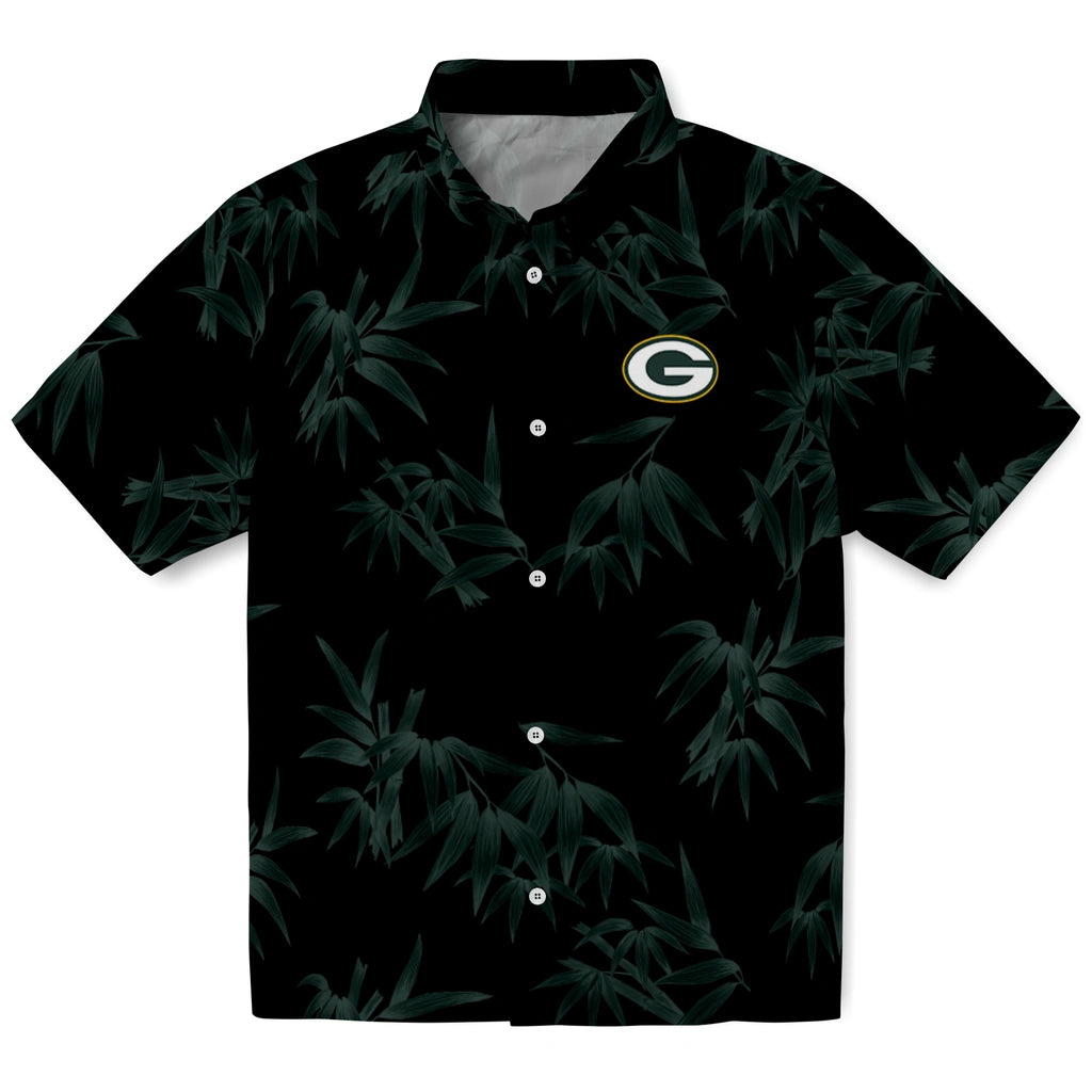 Green Bay Packers Hawaiian Shirt - Bamboo Branches | Moonbestprint