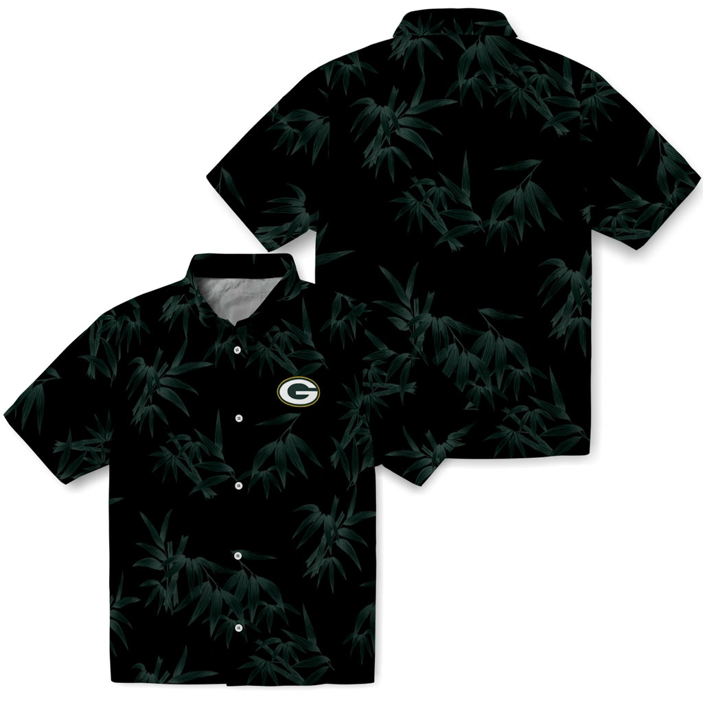 Green Bay Packers Hawaiian Shirt - Bamboo Branches | Moonbestprint