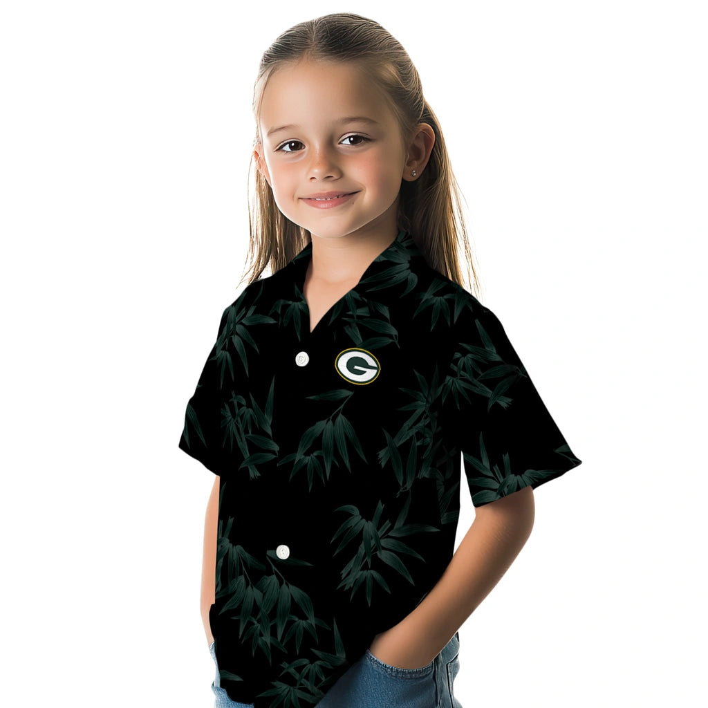 Green Bay Packers Hawaiian Shirt - Bamboo Branches | Moonbestprint