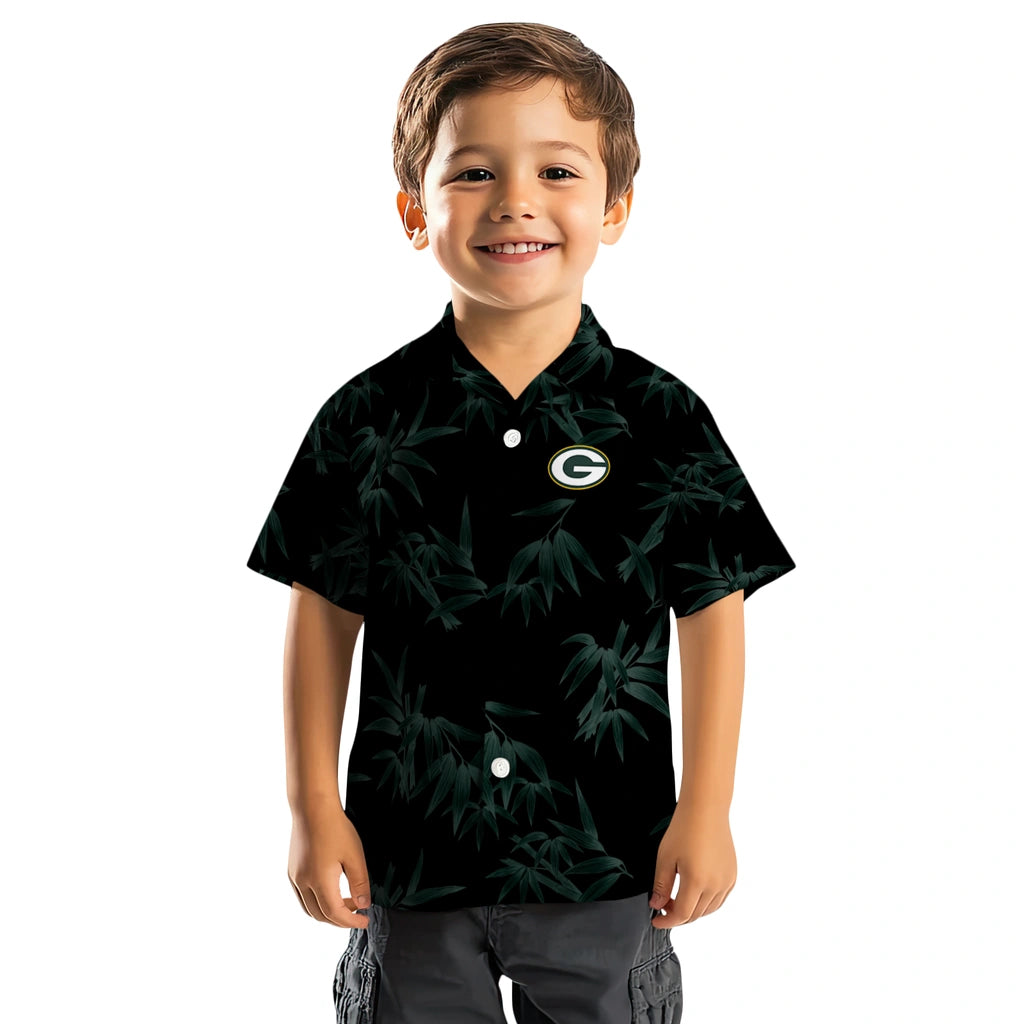 Green Bay Packers Hawaiian Shirt - Bamboo Branches | Moonbestprint