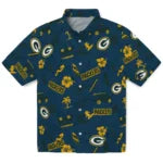 Green Bay Packers Hawaiian Shirt - Beach Vibe | Moonbestprint