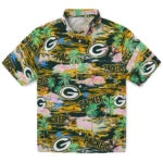 Green Bay Packers Flamingo Retreat 2026 Hawaiian Shirt – Moonbestprint