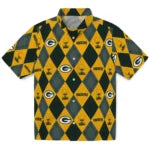 Green Bay Packers Hawaiian Shirt - Golfing Plaid | Moonbestprint