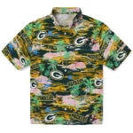 Green Bay Packers Hawaiian Shirt - Hawaii Island | Moonbestprint