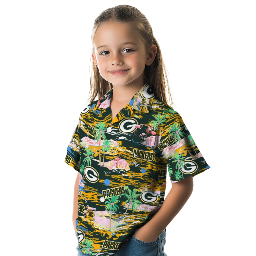 Green Bay Packers Hawaiian Shirt - Hawaii Island | Moonbestprint
