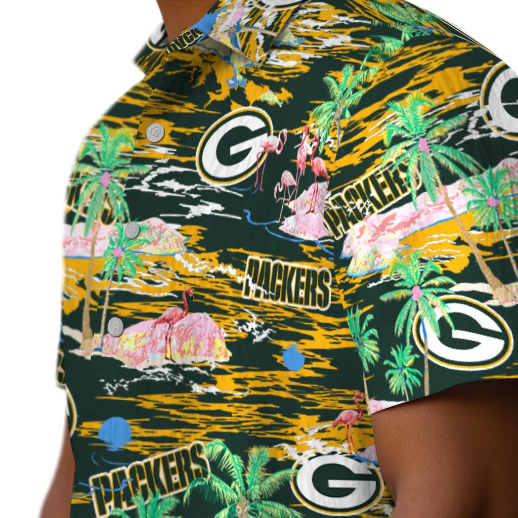 Green Bay Packers Hawaiian Shirt - Hawaii Island | Moonbestprint