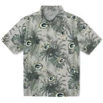 Green Bay Packers Hawaiian Shirt - Hibiscus Designs | Moonbestprint