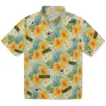 Green Bay Packers Hawaiian Shirt - Hibiscus Mood | Moonbestprint