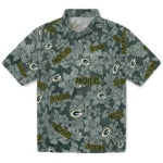 Green Bay Packers Hawaiian Shirt - Hibiscus Oasis | Moonbestprint