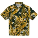 Green Bay Packers Hawaiian Shirt - Palm Leaves | Moonbestprint