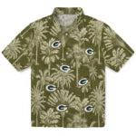 Green Bay Packers Hawaiian Shirt - Vintage Palm Tree | Moonbestprint