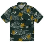 Green Bay Packers Hawaiian Shirt - Wave Palm | Moonbestprint