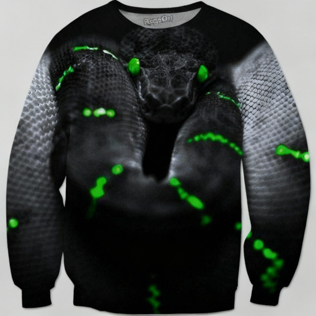 Green Snake Front Blue Snake In The Back Sweater ? Usalast