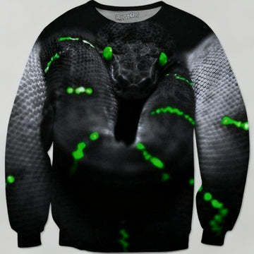 Green Snake Front Blue Snake In The Back Sweater ? Usalast