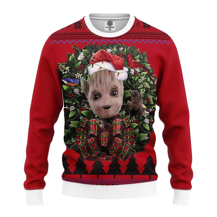 Groot 2 Guardians Of The Galaxy Noel Mc Ugly Christmas Sweater Thanksgiving Gift ? Usalast