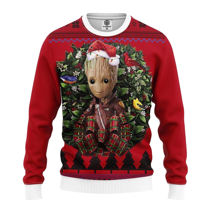 Groot Avengers Noel Mc Ugly Christmas Sweater Thanksgiving Gift ? Usalast