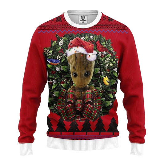Groot Guardians Of The Galaxy Noel Mc Ugly Christmas Sweater Thanksgiving Gift ? Usalast