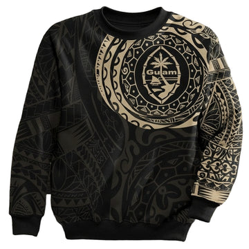 Guam In My Heart Polynesian Sweater Knitted Long-Sleeved Sweater A7 ? Usalast