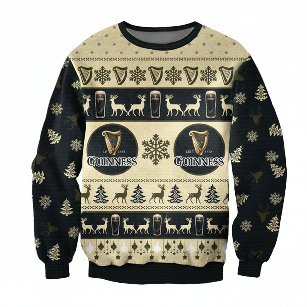 Guinness Irish Beer Ugly Christmas Sweater 2022 ? Usalast