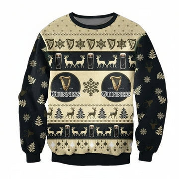 Guinness Irish Beer Ugly Christmas Sweater 2022 ? Usalast