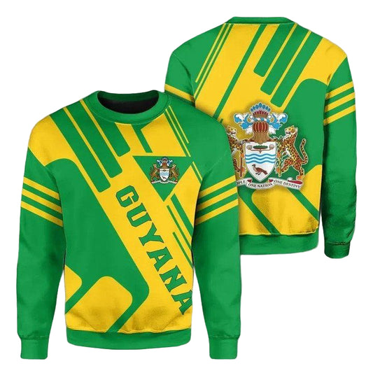 Guyana Coat Of Arms Sweater Rockie J5W ? Usalast
