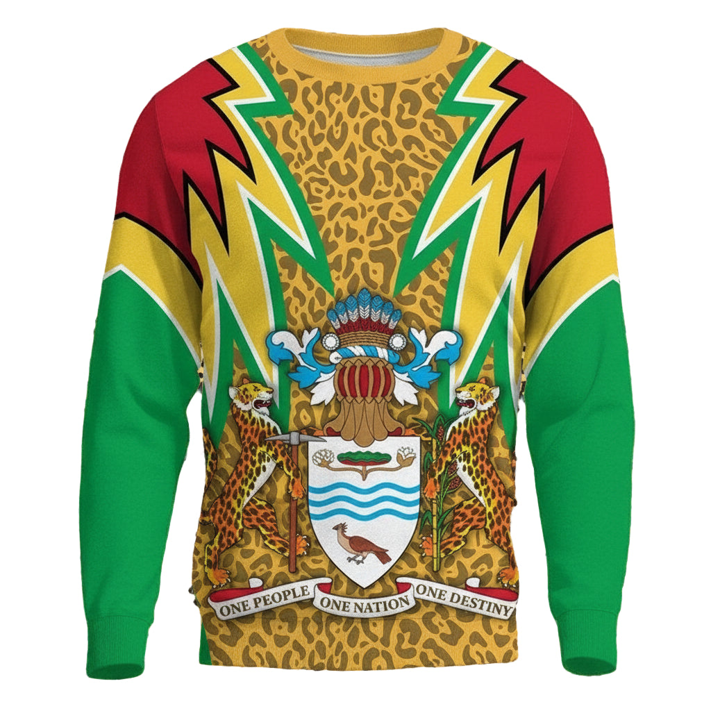 Guyana Sweater Jaguars Coat Of Arms A15 ? Usalast