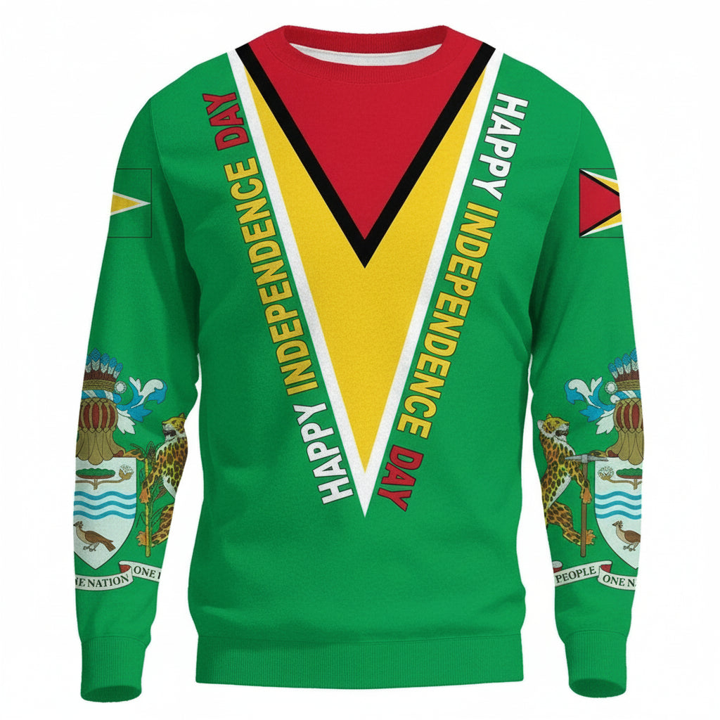 Happy Independence Day Guyana Sweater A27 ? Usalast