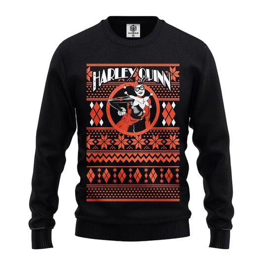 Harley Quinn Black Red Ugly Christmas Sweater Amazing Gift Idea Thanksgiving Gift ? Usalast