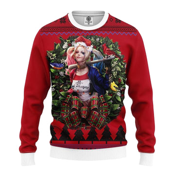 Harley Quinn Noel Mc Ugly Christmas Sweater Thanksgiving Gift ? Usalast