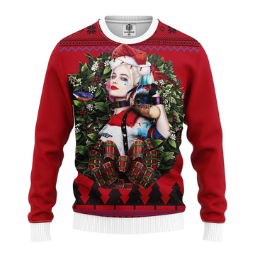 Harley Quinn Suicide Squad Noel Mc Ugly Christmas Sweater Thanksgiving Gift ? Usalast