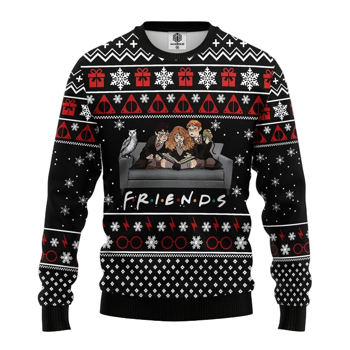 Harry Potter Friends Ugly Christmas Sweater Amazing Gift Idea Thanksgiving Gift ? Usalast