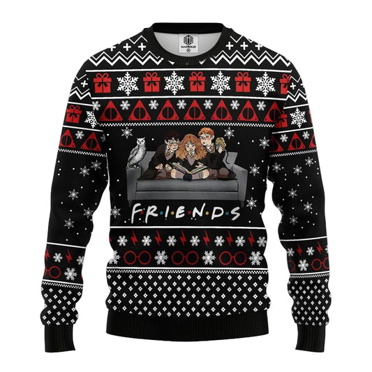Harry Potter Friends Ugly Christmas Sweater Amazing Gift Idea Thanksgiving Gift ? Usalast