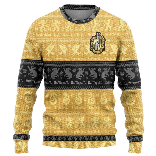 Harry Potter Hufflepuff Christmas Sweater ? Usalast