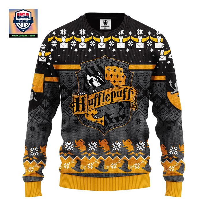 Harry Potter Hufflepuff Ugly Christmas Sweater Amazing Gift Idea Thanksgiving Gift ? Usalast