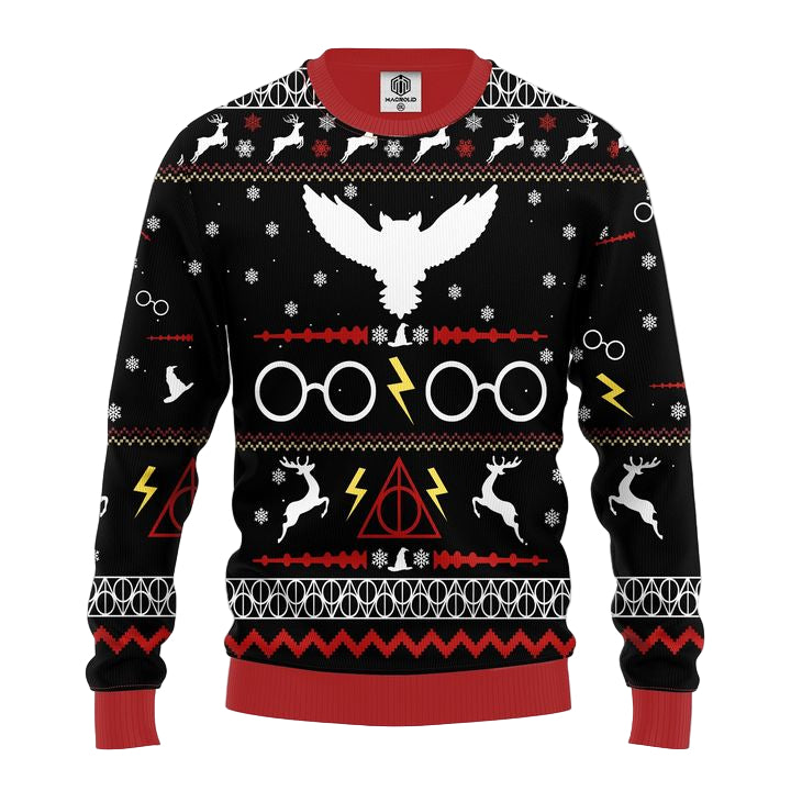 Harry Potter Owl Ugly Christmas Sweater Amazing Gift Idea Thanksgiving Gift ? Usalast