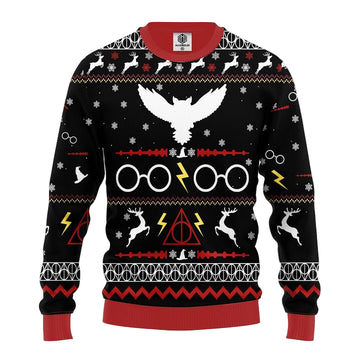 Harry Potter Owl Ugly Christmas Sweater Amazing Gift Idea Thanksgiving Gift ? Usalast