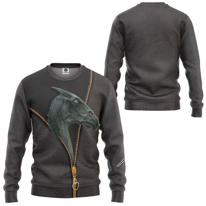 Harry Potter Thestral Costume Zipper Ugly Christmas Sweater ? Usalast
