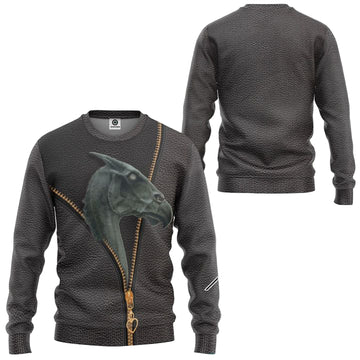 Harry Potter Thestral Costume Zipper Ugly Christmas Sweater ? Usalast