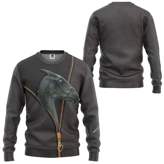 Harry Potter Thestral Costume Zipper Ugly Christmas Sweater ? Usalast